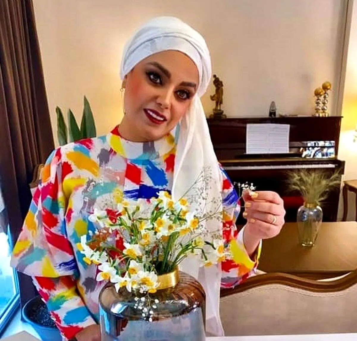 صبا راد با استایل پلنگی ضایع در ترکیه!/ عکس