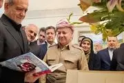 هدیه خاص مسعود بارزانی به پزشکیان + عکس 