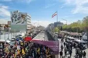 
اولین تصاویر از راهپیمایی روز قدس در تهران
