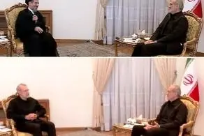 علی لاریجانی به دیدار مسعود پزشکیان رفت
