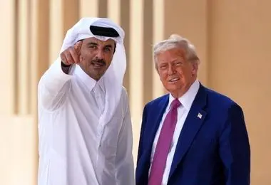 ترامپ در دوحه با امیر قطر ملاقات میکند