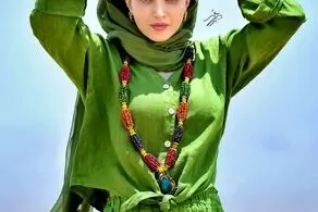 استایل بهنوش طباطبایی در کویر با رنگ چشمهایش/ عکس