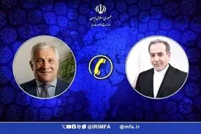 وزیر خارجه ایتالیا خطاب به عراقچی: آماده کمک به تقویت ثبات در سراسر منطقه هستیم 