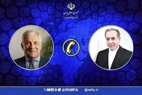 وزیر خارجه ایتالیا خطاب به عراقچی: آماده کمک به تقویت ثبات در سراسر منطقه هستیم 