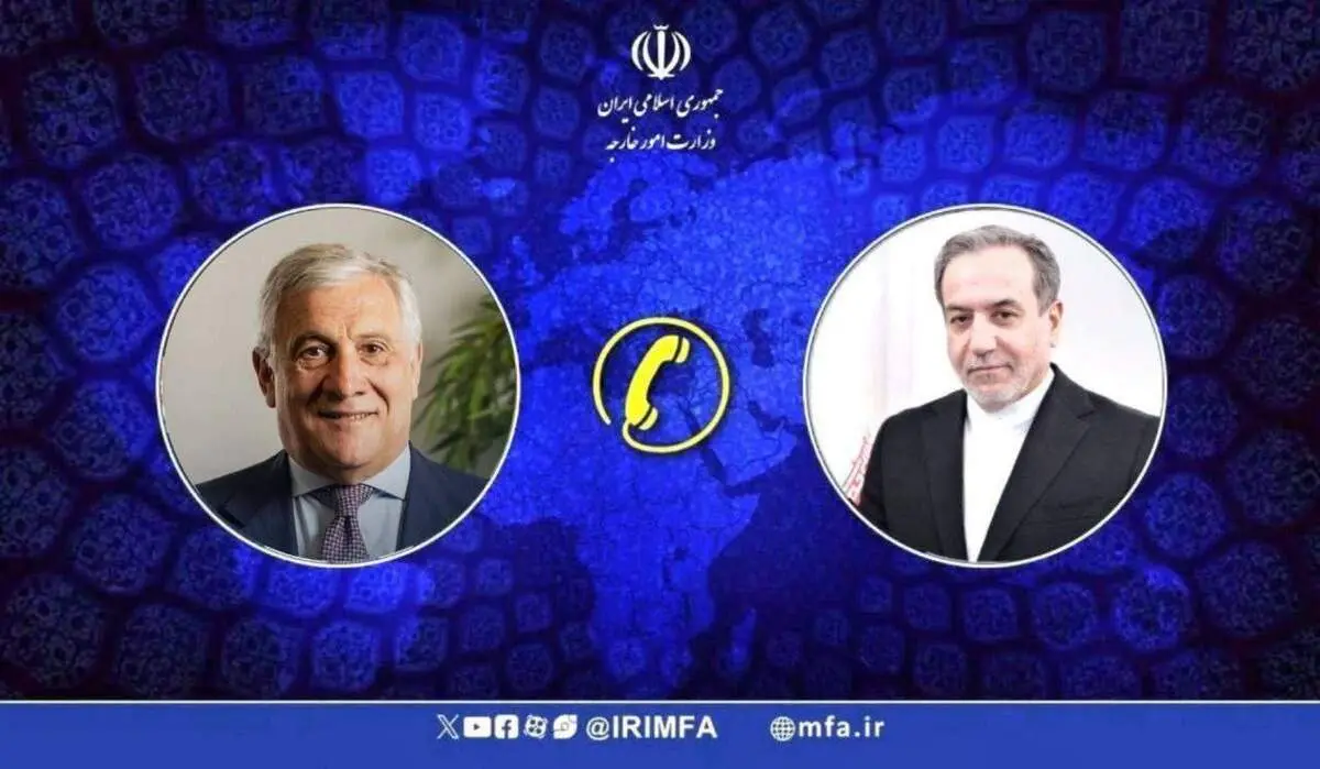 وزیر خارجه ایتالیا خطاب به عراقچی: آماده کمک به تقویت ثبات در سراسر منطقه هستیم 