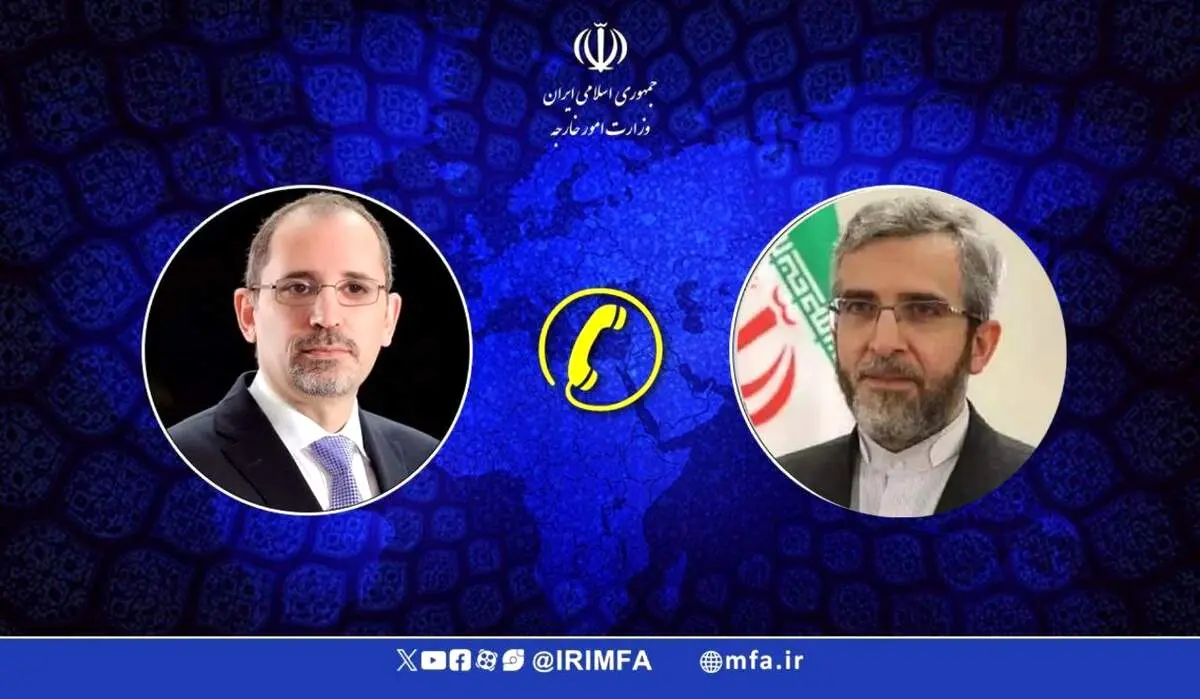 گفت‌و‌گوی تلفنی وزیر خارجه اردن با سرپرست وزارت امور خارجه