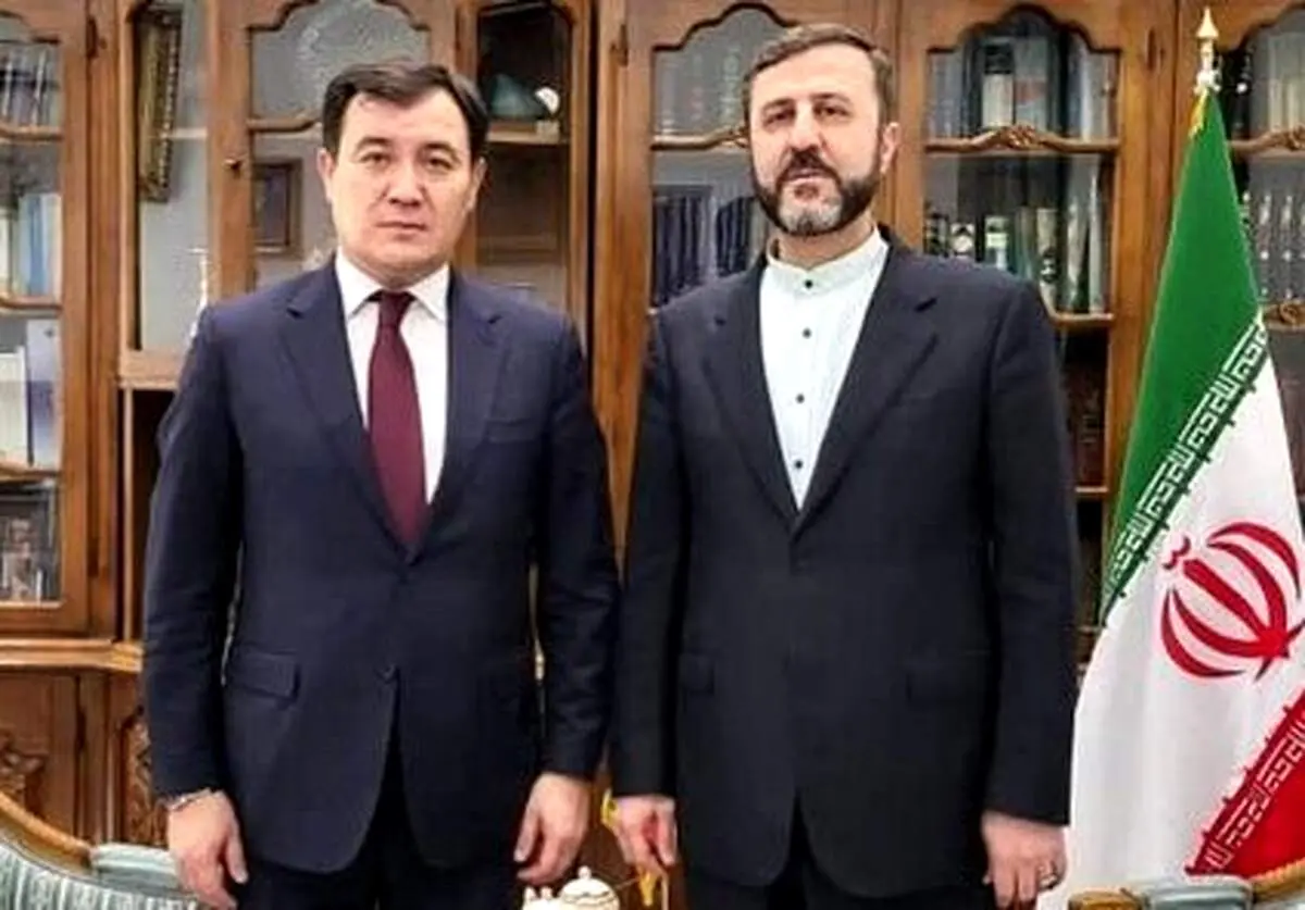 دیدار معاون وزیر امور خارجه قزاقستان با غریب آبادی