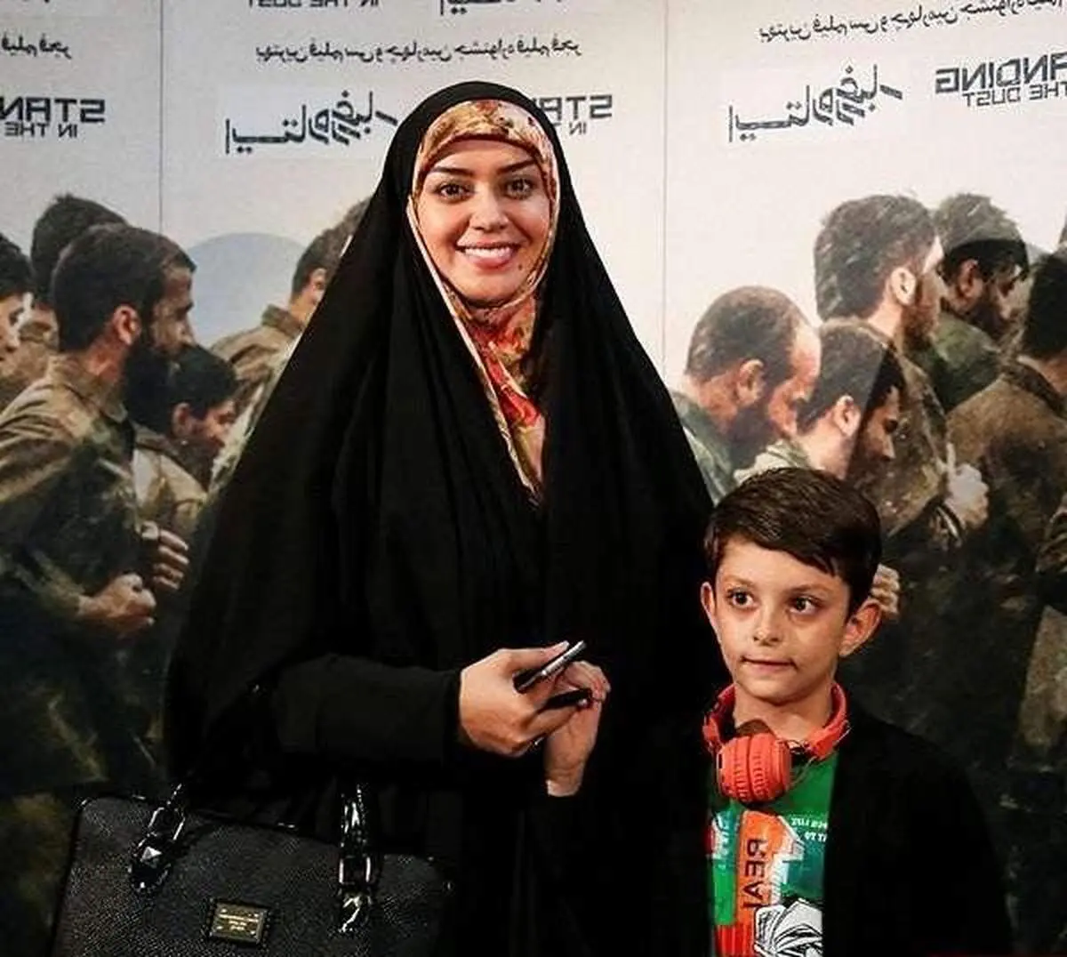 الهام چرخنده و فرزندانش/ همسر سابق بازیگر و مهاجرت به کربلا/ تصاویر