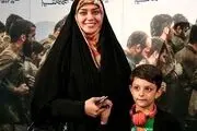 الهام چرخنده و فرزندانش/ همسر سابق بازیگر و مهاجرت به کربلا/ تصاویر