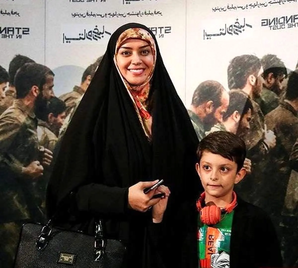 الهام چرخنده و فرزندانش/ همسر سابق بازیگر و مهاجرت به کربلا/ تصاویر