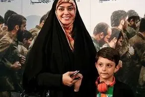 الهام چرخنده و فرزندانش/ همسر سابق بازیگر و مهاجرت به کربلا/ تصاویر