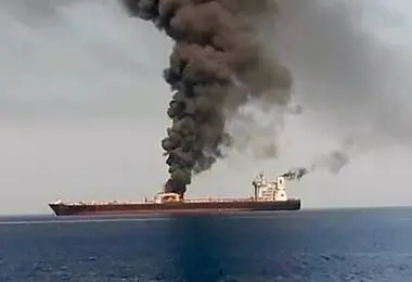 حادثه دریایی در نزدیکی سواحل عمان 