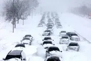 نجات سرنشینان ۵۰۰ خودرو در محور بیجار - تکاب