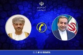رایزنی وزرای خارجه ایران و عمان درباره منطقه 