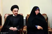 عکس دو نفره سید احمد خمینی و مادر بزرگش + ببینید 