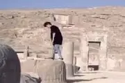 حمله پارکورکار‌ها به تخت جمشید!