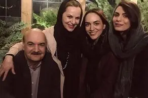  ایرج طهماسب و دخترش یاسمن/ عکس