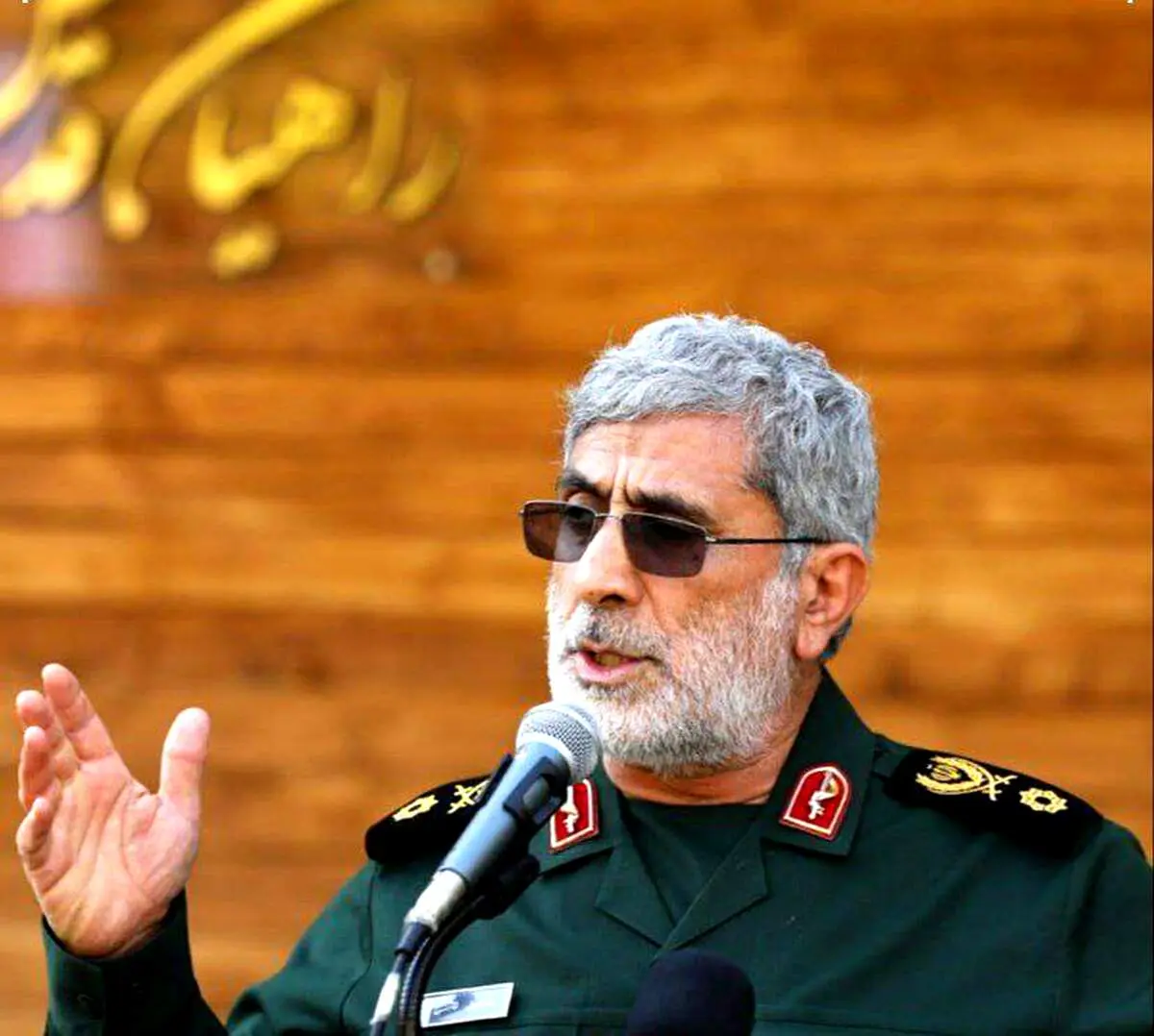 سردار قاآنی پیام صادر کرد 
