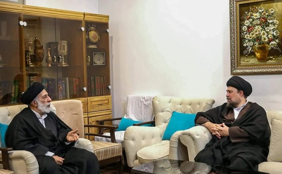 سیدحسن خمینی با سیدهادی خامنه‌ای دیدار کرد