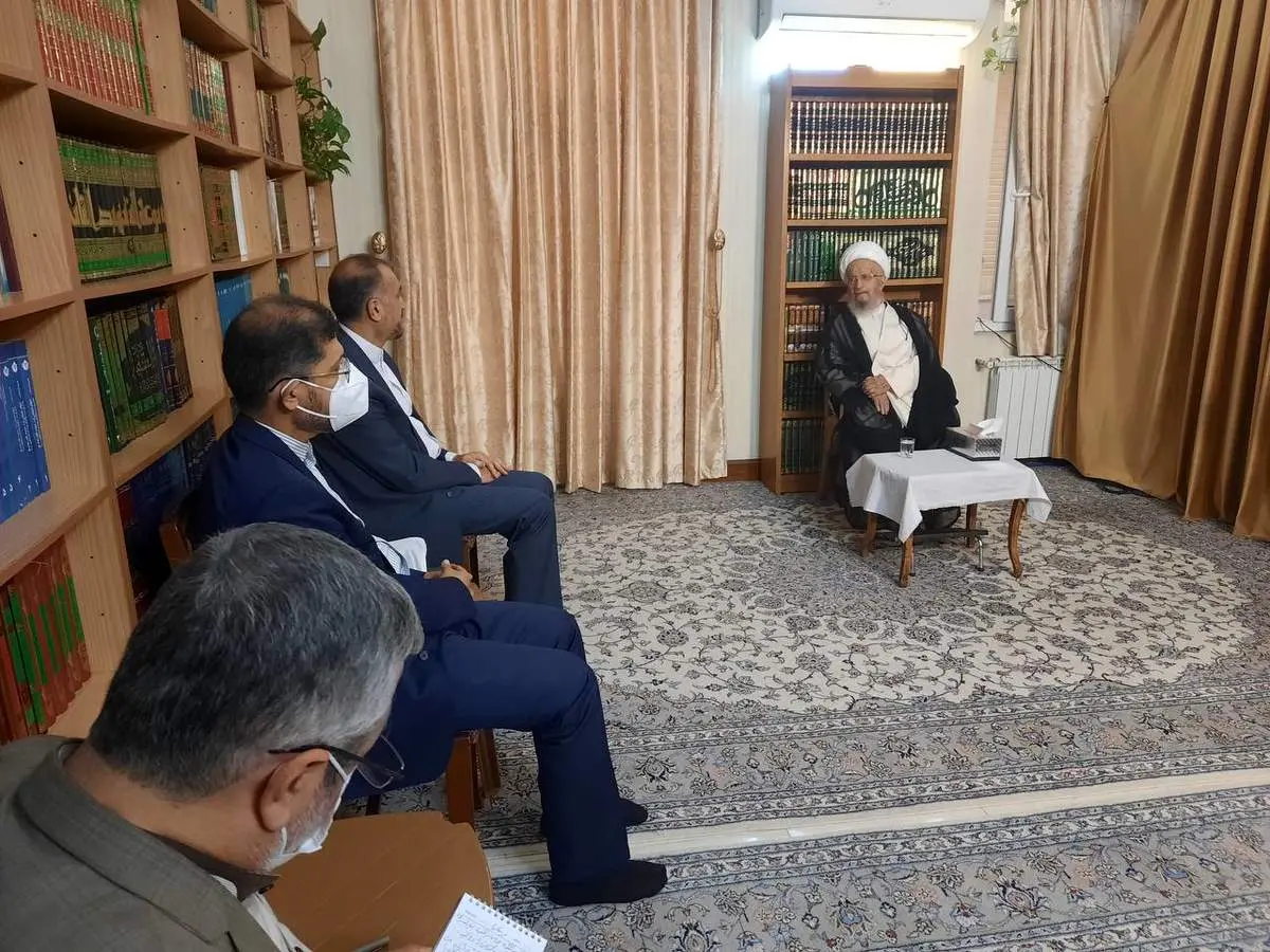 امیرعبداللهیان به قم رفت