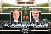 نیکزاد و حاجی بابایی به‌عنوان نواب رئیس مجلس باقی ماندند