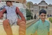 پسر فداکار ایذه‌ای آسمانی شد