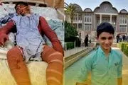 پسر فداکار ایذه‌ای آسمانی شد