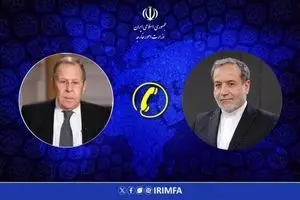 رایزنی تلفنی وزرای امور خارجه جمهوری اسلامی ایران و فدراسیون روسیه 