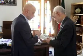 دیدار سفیر لبنان در ایران با علی‌ اکبر صالحی