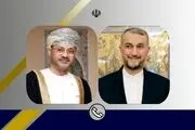رایزنی تلفنی وزیران امور خارجه ایران و عمان
