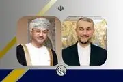 رایزنی تلفنی وزیران امور خارجه ایران و عمان