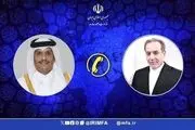 گفتگوی تلفنی وزرای امور خارجه جمهوری اسلامی ایران و قطر