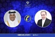 گفتگوی تلفنی وزرای امور خارجه جمهوری اسلامی ایران و قطر