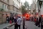 آتش سوزی وسیع در مجتمع مسکونی ۶۰ واحدی در منطقه ۱۴ تهران/ تصاویر