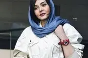 بازیگر زن سریال نون خ با استایل عجیب!/ عکس