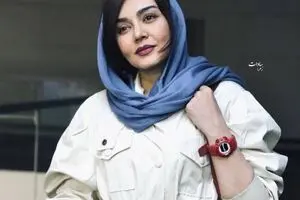 بازیگر زن سریال نون خ با استایل عجیب!/ عکس