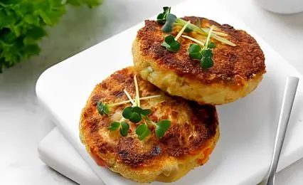 طرز تهیه کتلت سبزیجات بدون روغن/ غذایی بسیار خوشمزه برای افطاری