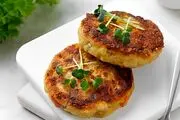طرز تهیه کتلت سبزیجات بدون روغن/ غذایی بسیار خوشمزه برای افطاری