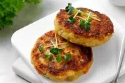 طرز تهیه کتلت سبزیجات بدون روغن/ غذایی بسیار خوشمزه برای افطاری