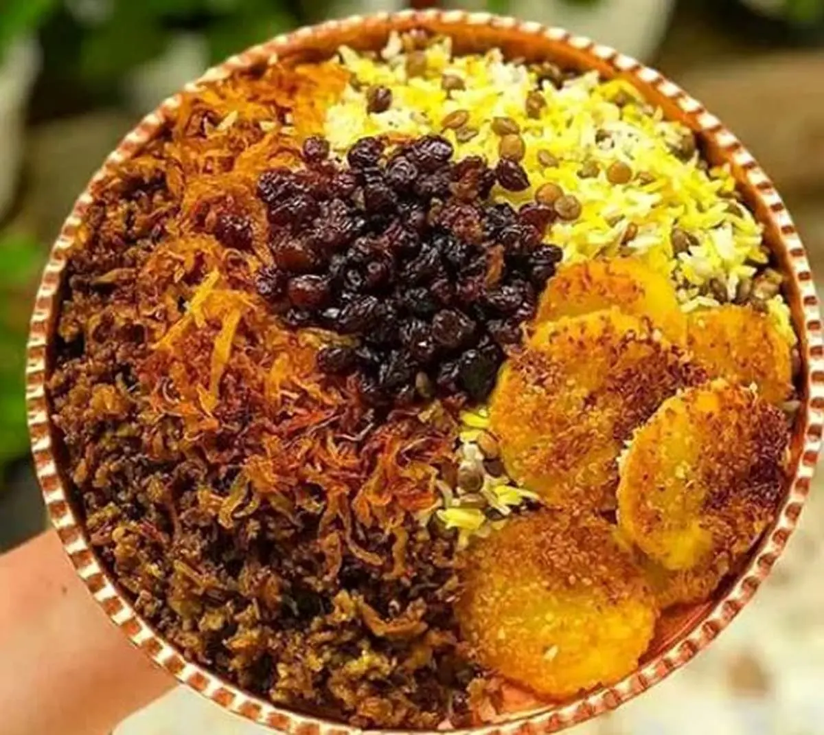 طرز تهیه عدس پلوی درباری