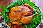 طرز تهیه مرغ شکم پر ترکیه‌ای