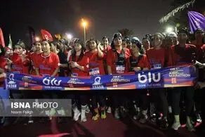 دوی ماراتن کیش بخاطر این عکس جنجالی شد
