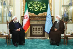 روحانی به دیدار رئیس جدید قوه قضاییه رفت+جزییات