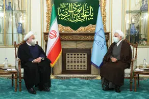 روحانی به دیدار رئیس جدید قوه قضاییه رفت+جزییات
