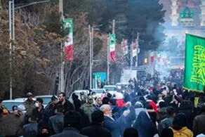 ویدئوی هولناک از لحظه پخش صدای انفجار دوم در حادثۀ تروریستی کرمان