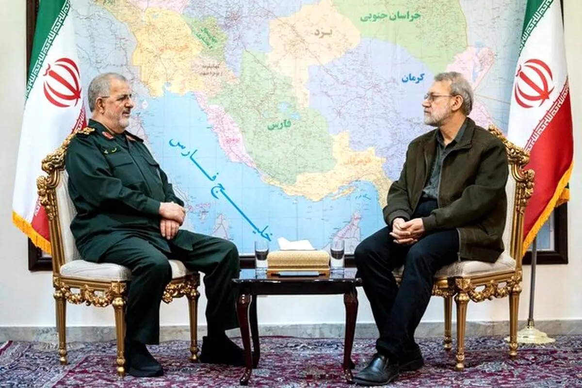 دیدار لاریجانی با سرلشکر پاکپور