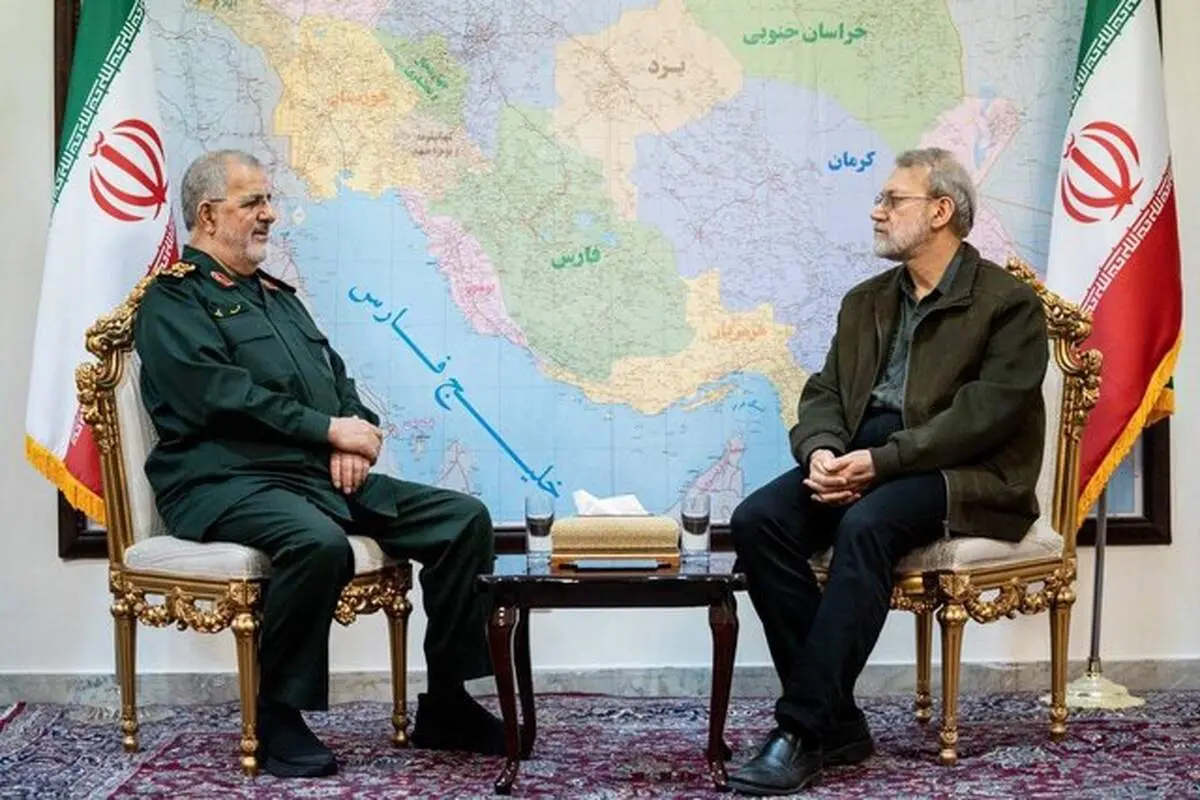 دیدار لاریجانی با سرلشکر پاکپور