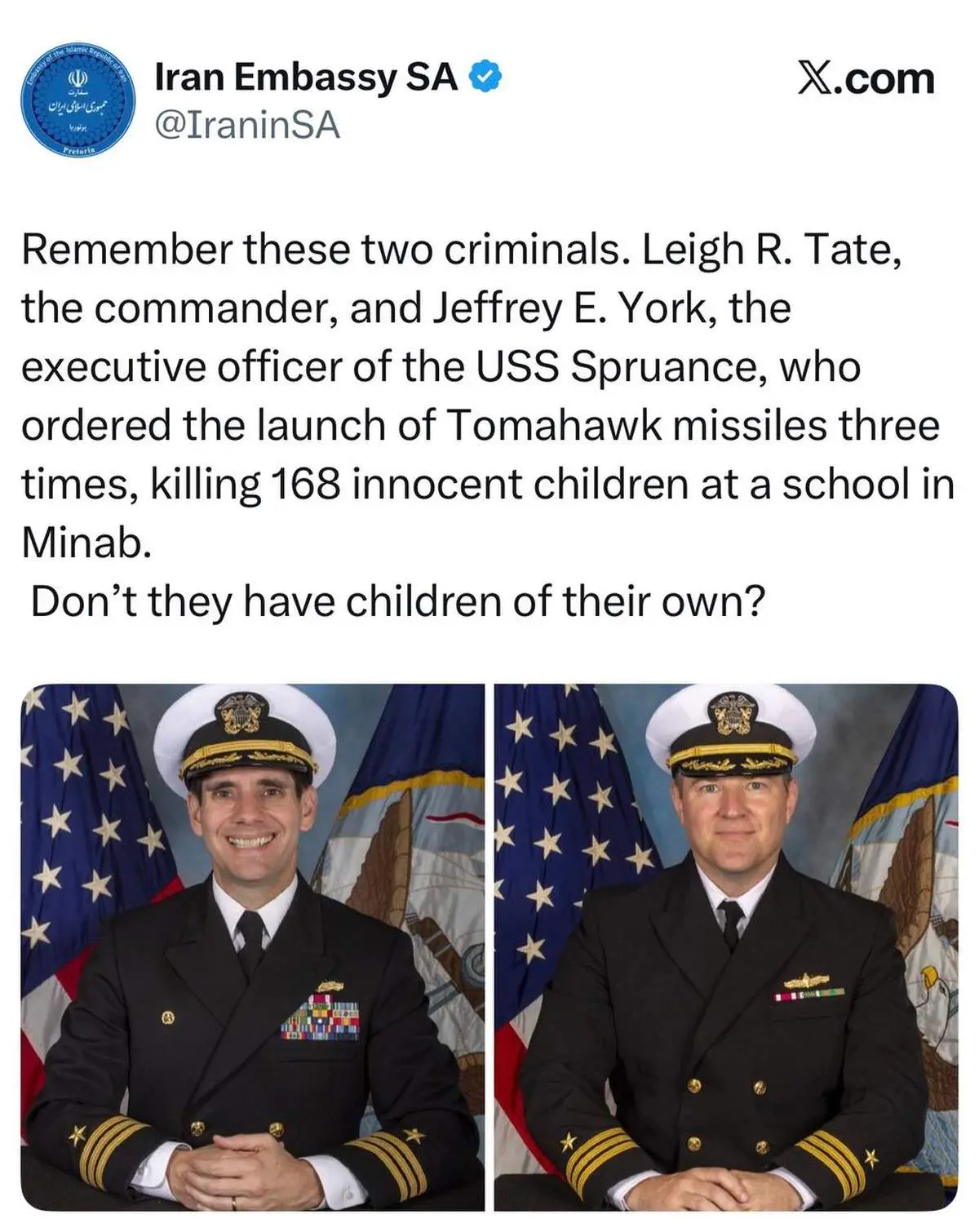 افسرانی که دستور شلیک موشک به مدرسه میناب را دادند، به یاد داشته باشید + عکس 