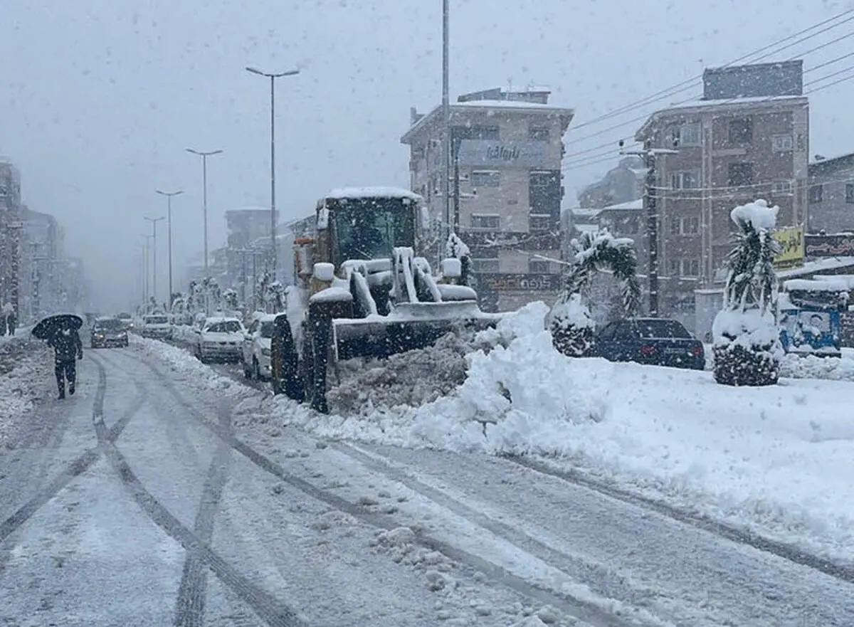آغاز بارش برف شدید در این مناطق کشور امروز چهارشنبه 6 و فردا  7 فروردین