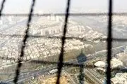 غرق شدن تهران در گرد و غبار شدید تا ساعاتی دیگر